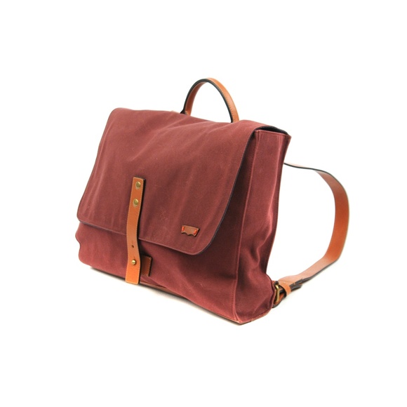 levis leather backpack